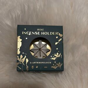 Anthropologie White Mini Incense Holder